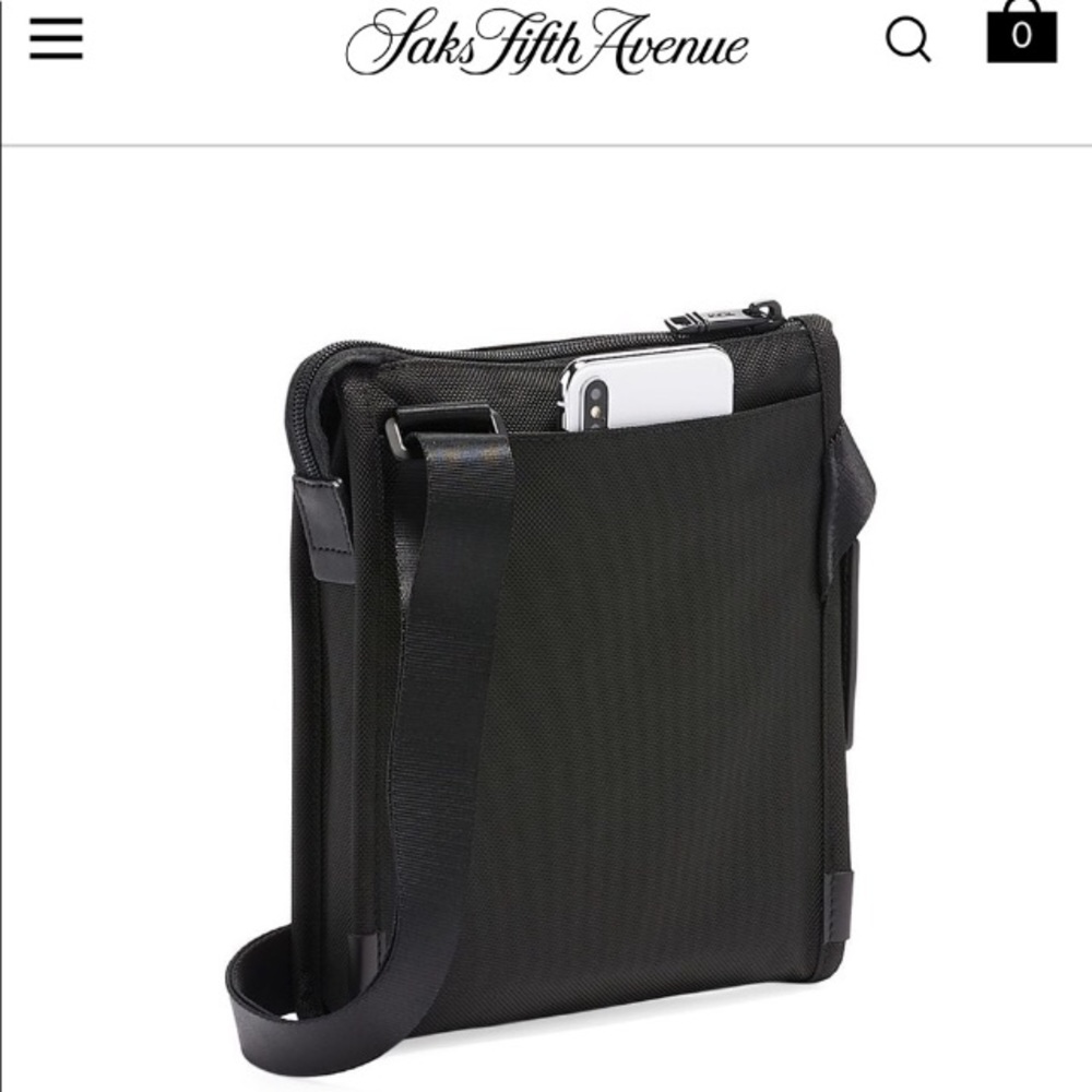 NEW Tumi Alpha 3 Pocket Crossbody Travel Day Bag - Picture 4 of 6